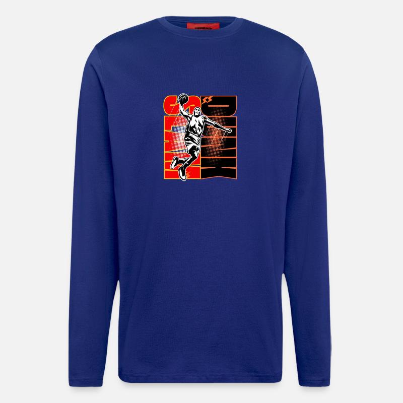 Pow Dunk Neon Arena - Longsleeve - made by SPREAD  - Iconic Blue