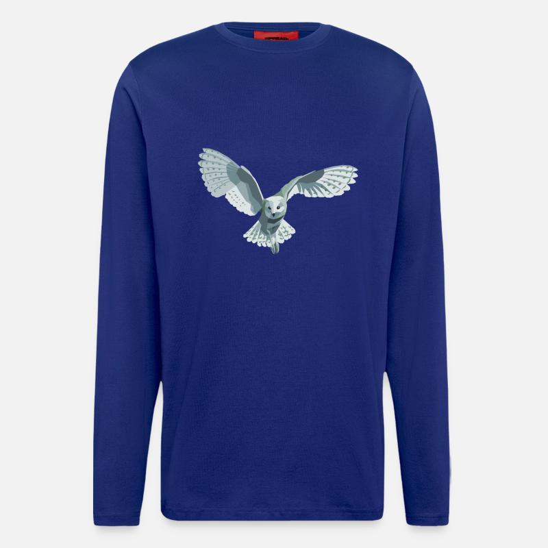 barn owl - Longsleeve - made by SPREAD  - Iconic Blue