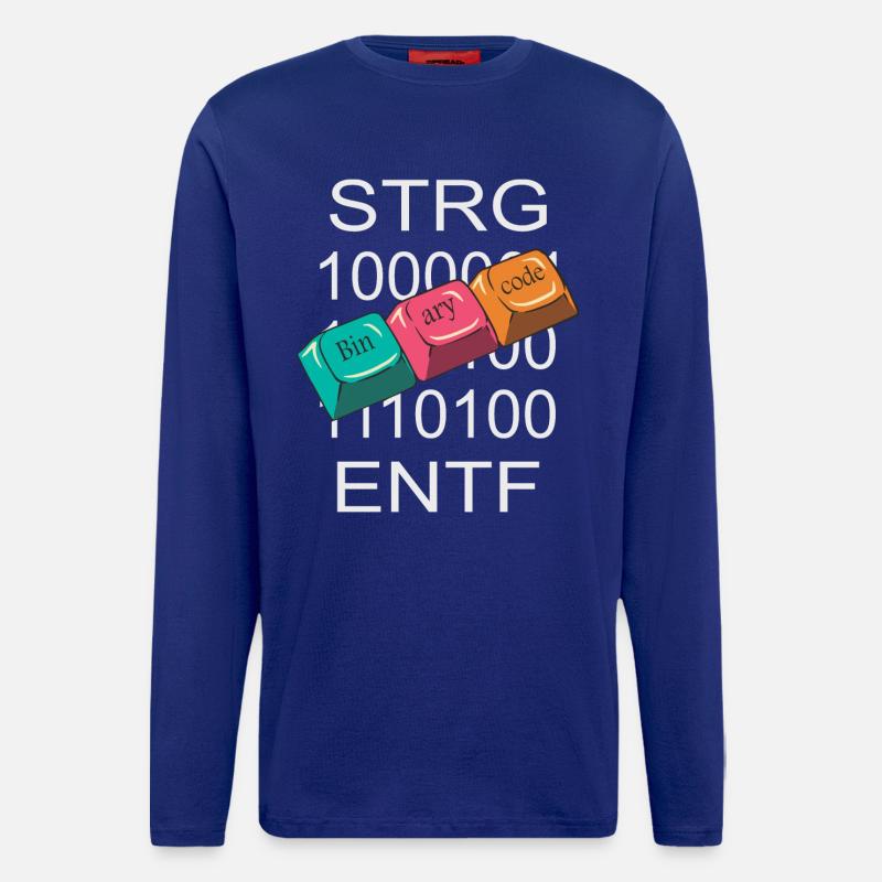 Computer Nerd - Langarmshirt - made by SPREAD - Iconic Blue