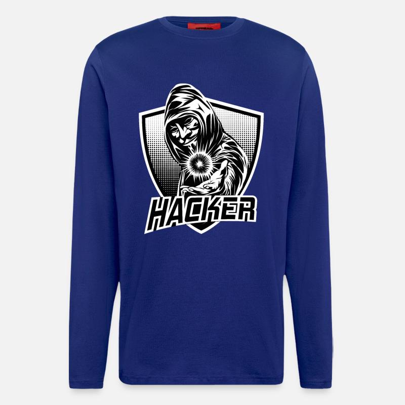 HACKER - Longsleeve - made by SPREAD  - Iconic Blue