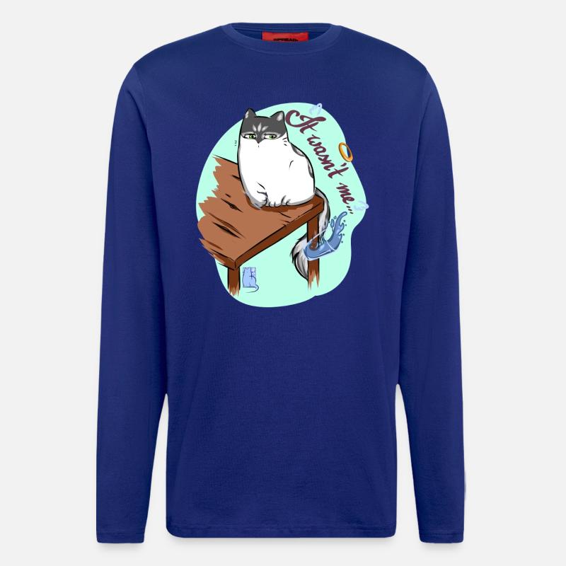 It wasn't me - Langarmshirt - made by SPREAD  - Iconic Blue