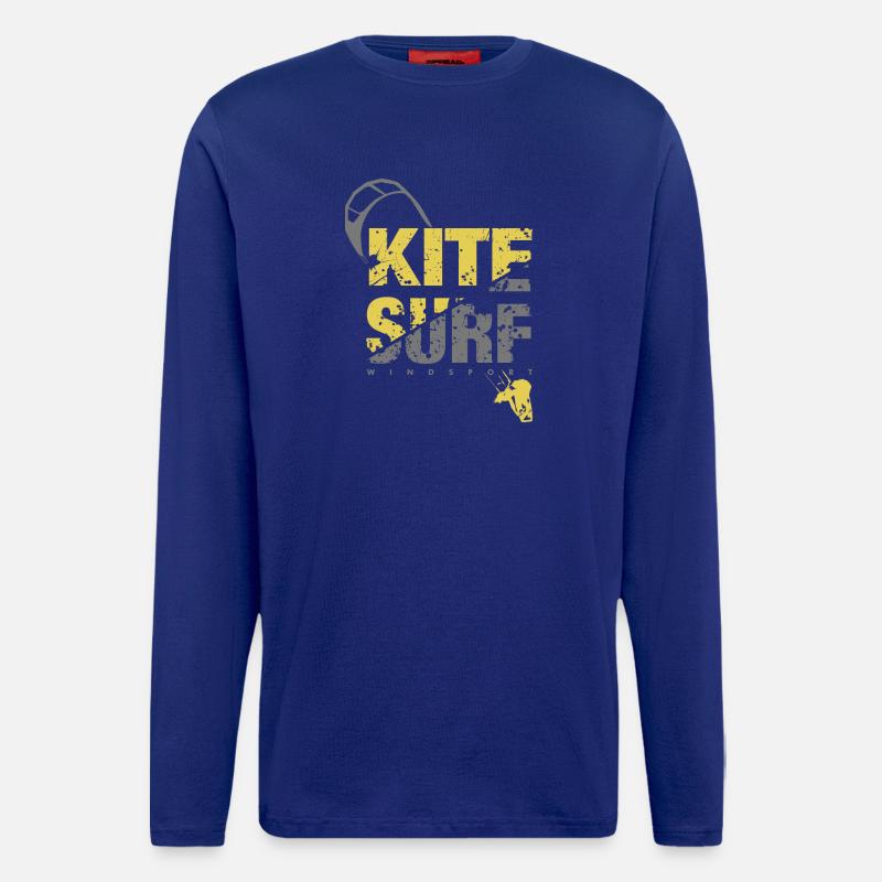 KITE SURF 2 - Langarmshirt - made by SPREAD  - Iconic Blue