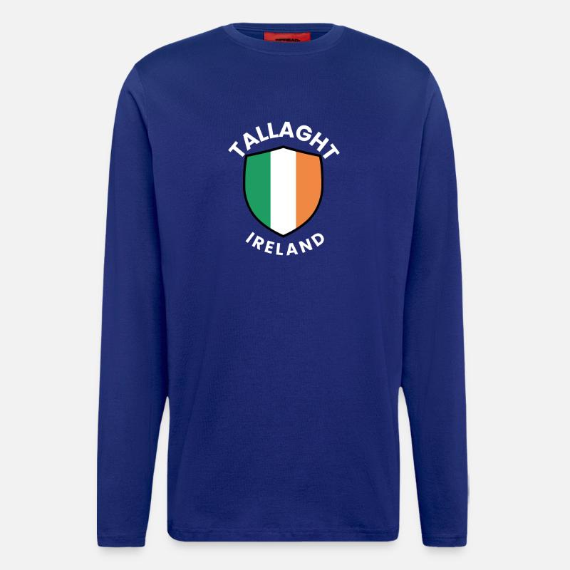 Tallaght Shield Irland-Flagge - Langarmshirt - made by SPREAD  - Iconic Blue