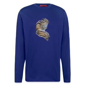Streifenhörnchen - Langarmshirt - made by SPREAD  - Iconic Blue - Vorne
