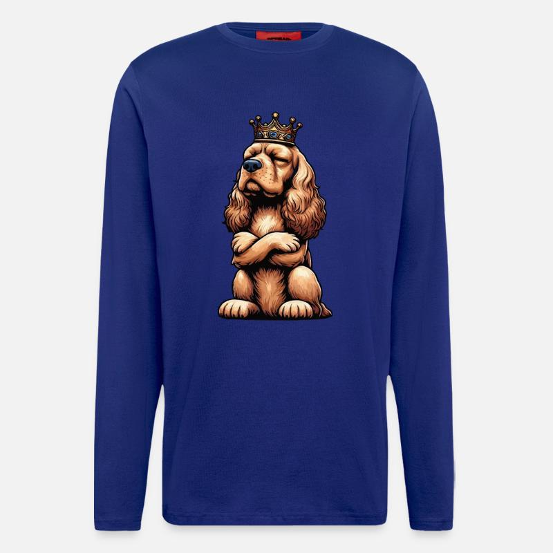 Cocker Spaniel Cockerhund Cocker Spaniel Besitzer - Langarmshirt - made by SPREAD  - Iconic Blue