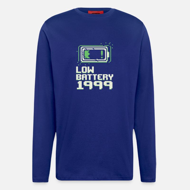 It was easier back then - Longsleeve - made by SPREAD  - Iconic Blue