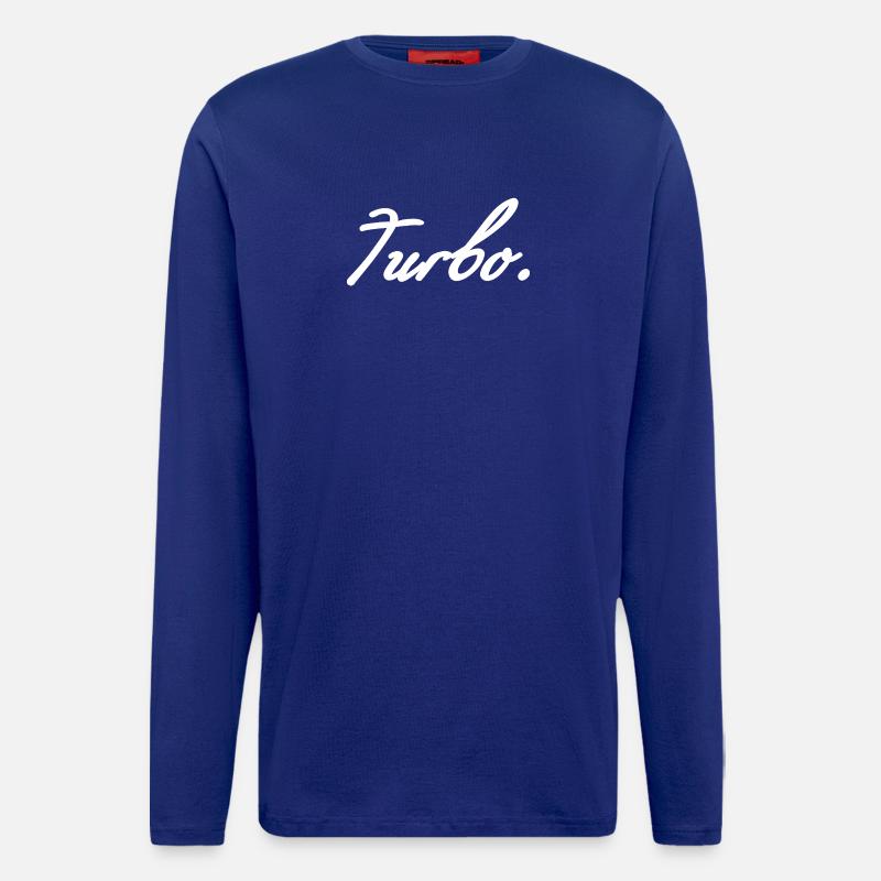Turbo weis - Langarmshirt - made by SPREAD  - Iconic Blue