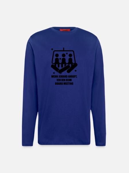 snowboard - Longsleeve - made by SPREAD  - Iconic Blue