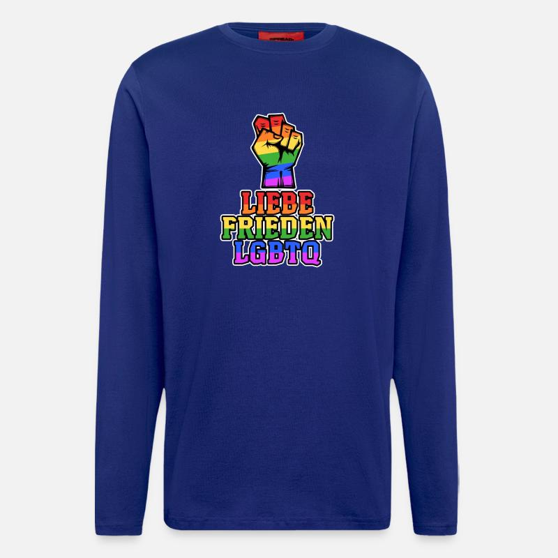 Equality Statement Love Lgbt Pride - Longsleeve - made by SPREAD  - Iconic Blue