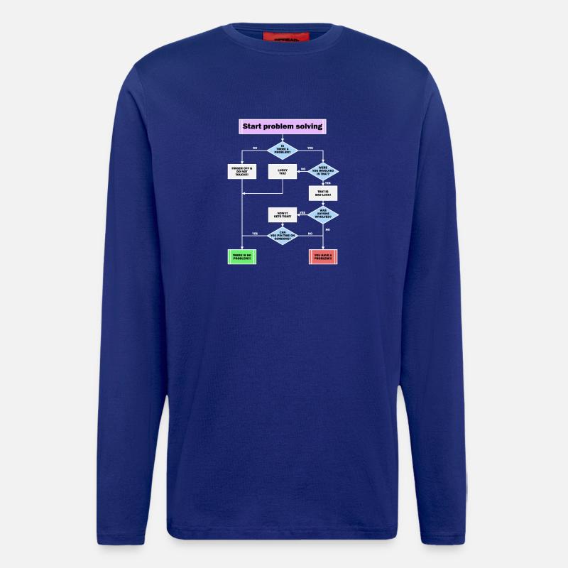 Problem solving - Longsleeve - made by SPREAD  - Iconic Blue