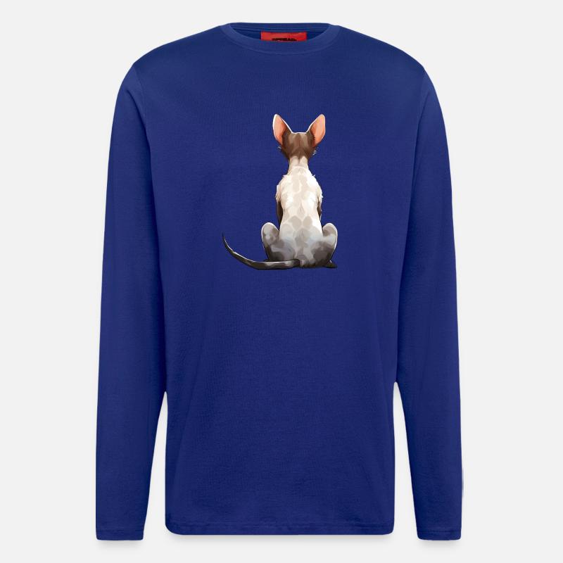 Cornish Rex - Langarmshirt - made by SPREAD  - Iconic Blue