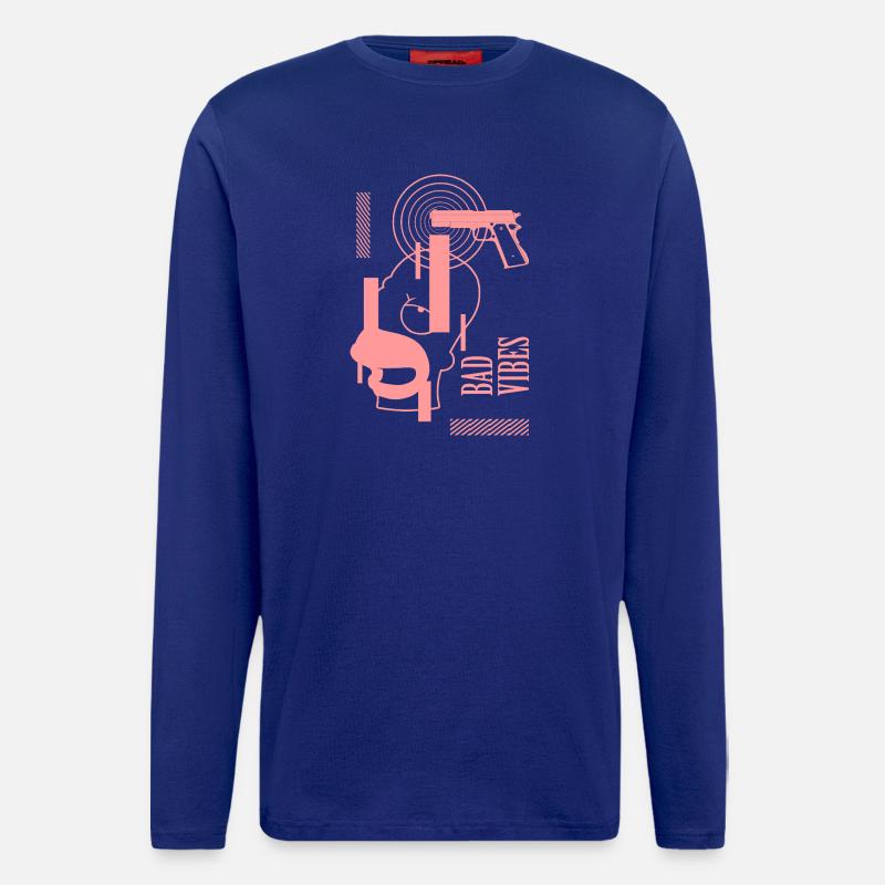 Bad Vibes - Langarmshirt - made by SPREAD  - Iconic Blue