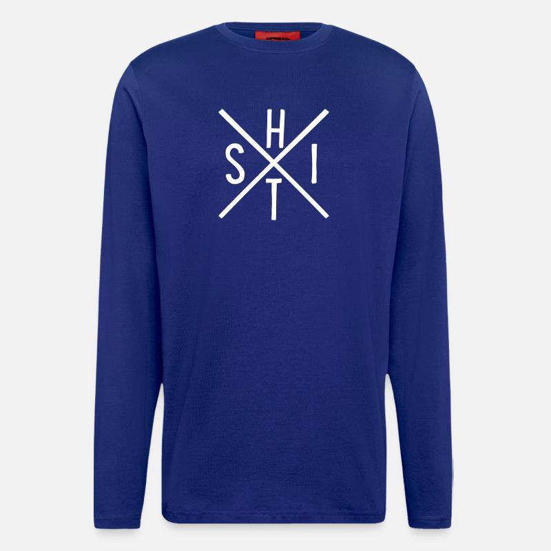 Shit - Langarmshirt - made by SPREAD  - Iconic Blue