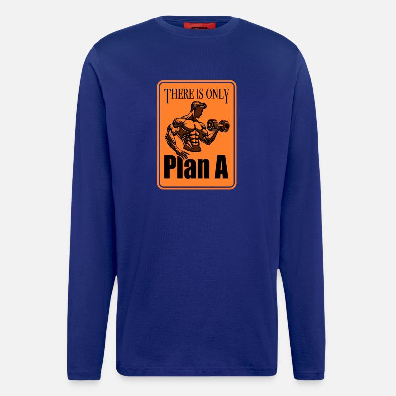 Only Plan A - Langarmshirt - made by SPREAD  - Iconic Blue