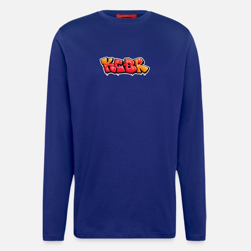 KCBR Graffiti Burst Design - Langarmshirt - made by SPREAD  - Iconic Blue