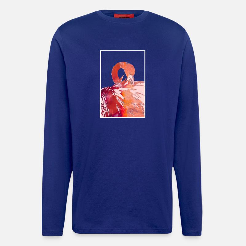Flamingos - Langarmshirt - made by SPREAD  - Iconic Blue