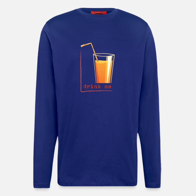 drink me in a frame - Langarmshirt - made by SPREAD  - Iconic Blue