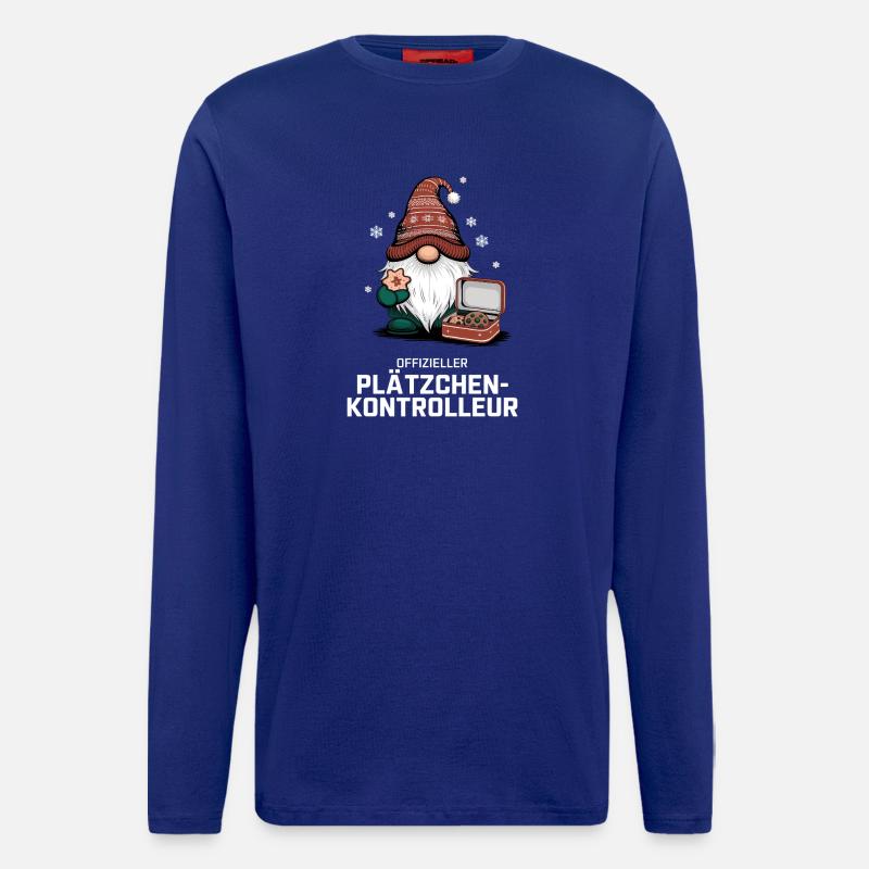 Official Cookie Inspector Gnome - Longsleeve - made by SPREAD - Iconic Blue