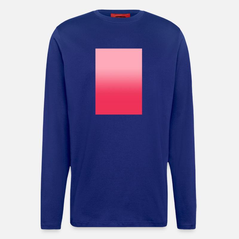 Gradient - pink red customizable - Longsleeve - made by SPREAD  - Iconic Blue