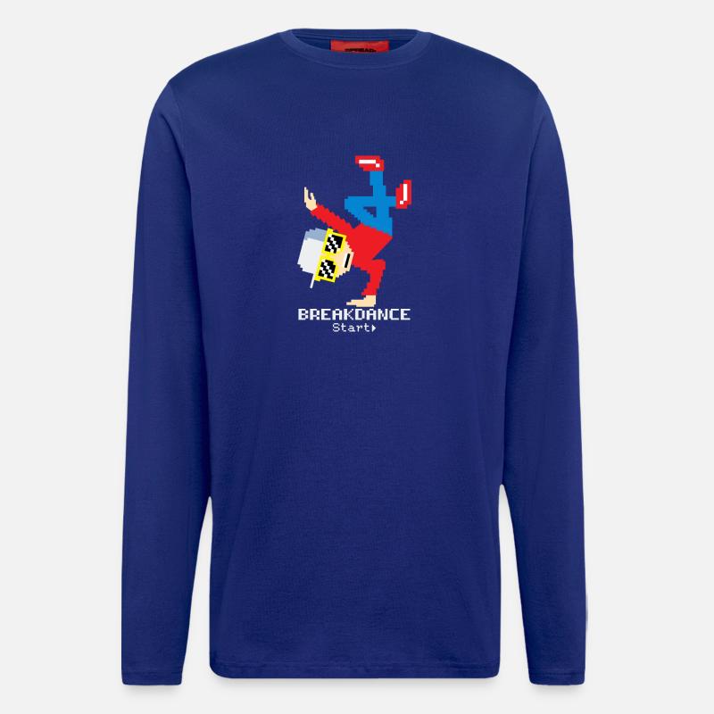 Breakdance B-Boy  - Langarmshirt - made by SPREAD  - Iconic Blue