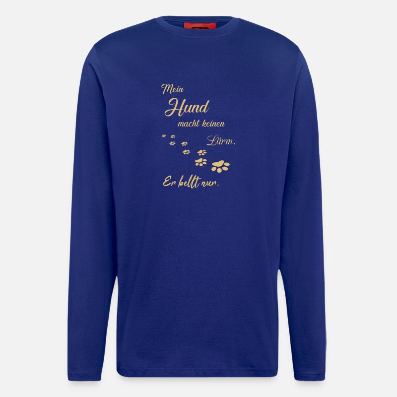 Hunde Hundesprüche - Langarmshirt - made by SPREAD - Iconic Blue