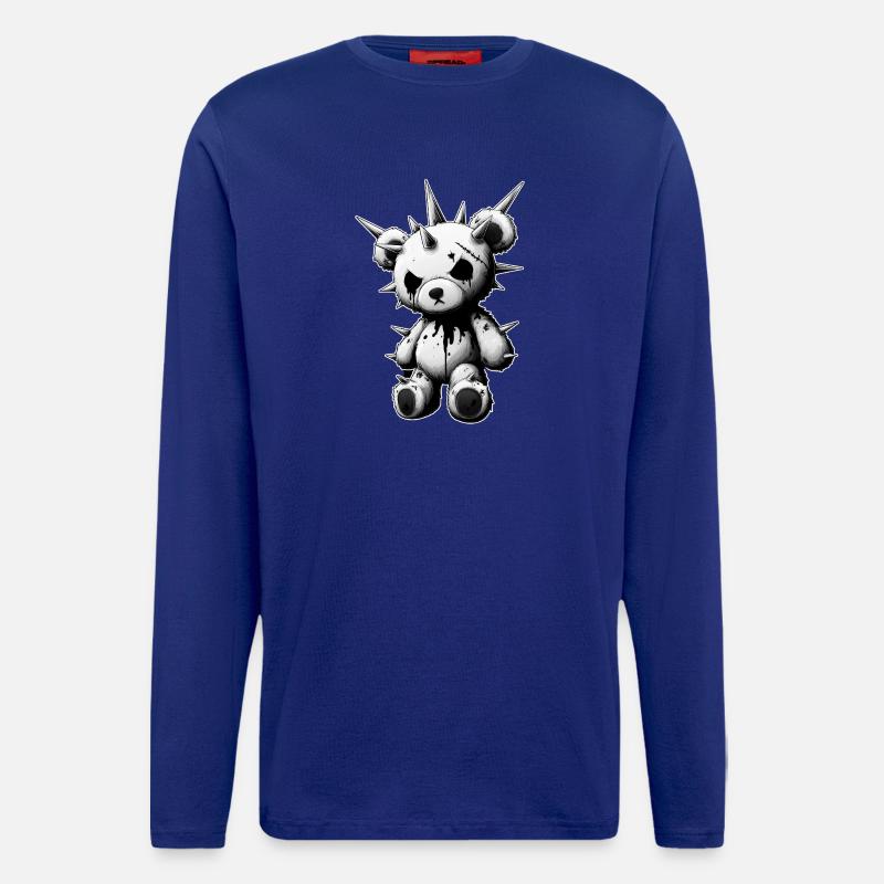 Stachelteddy Gothic - Langarmshirt - made by SPREAD - Iconic Blue