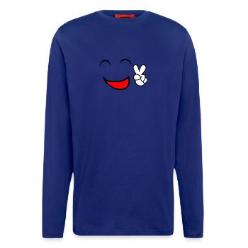 comic - Langarmshirt - made by SPREAD  - Iconic Blue - Vorne