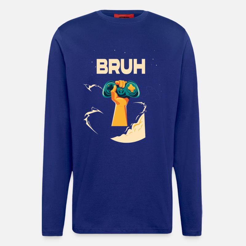 Powerful Cosmic Brain Hand - Longsleeve - made by SPREAD  - Iconic Blue