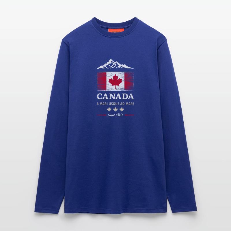 Canada, Ottawa, Maple Leaf Maple Leaf Canada Amérique Manches longues bio décontracté fabriqué en UE