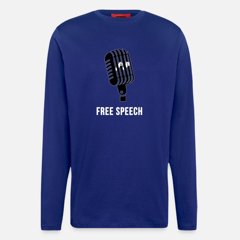 Free Speech - Langarmshirt - made by SPREAD  - Iconic Blue
