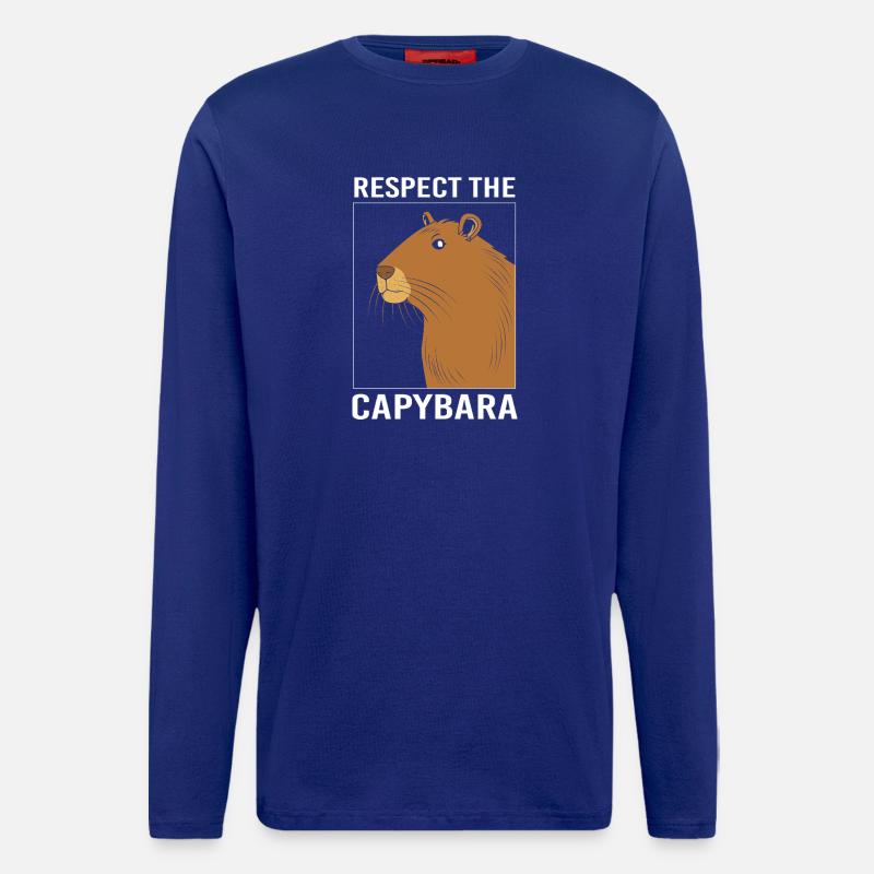 Capibara Capybara - Langarmshirt - made by SPREAD  - Iconic Blue