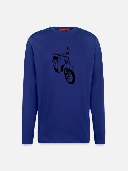 Simson Schwalbe - Langarmshirt - made by SPREAD - Iconic Blue