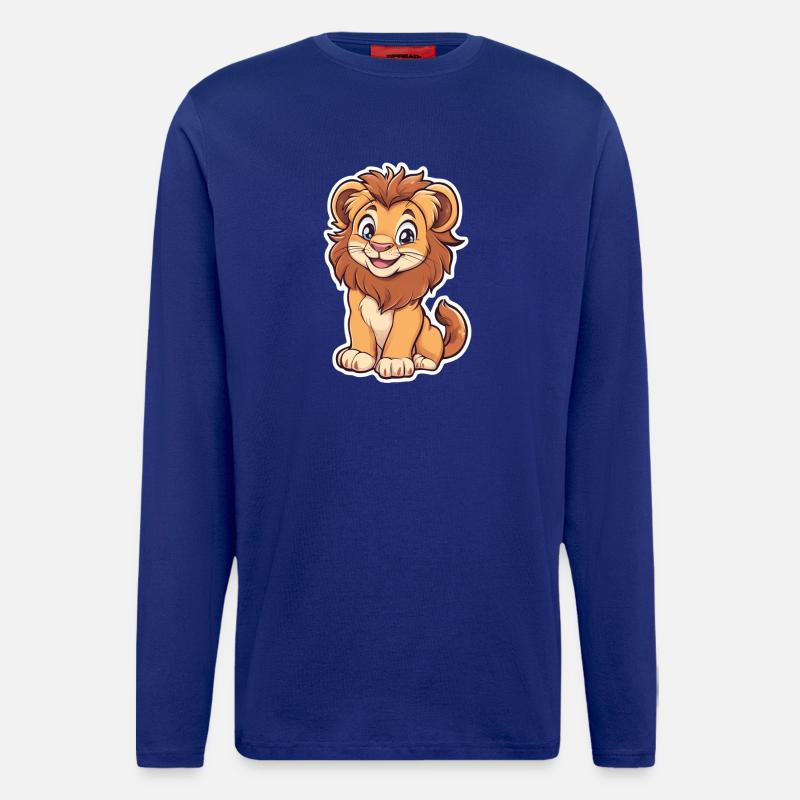 Löwe - Langarmshirt - made by SPREAD  - Iconic Blue