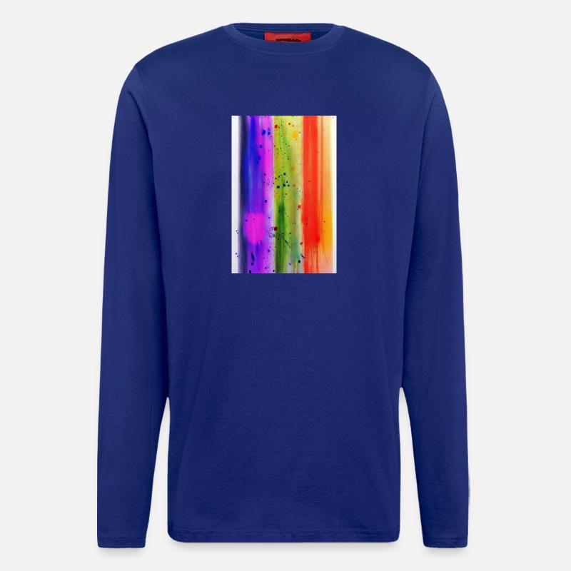 Farbspritzer - Langarmshirt - made by SPREAD  - Iconic Blue