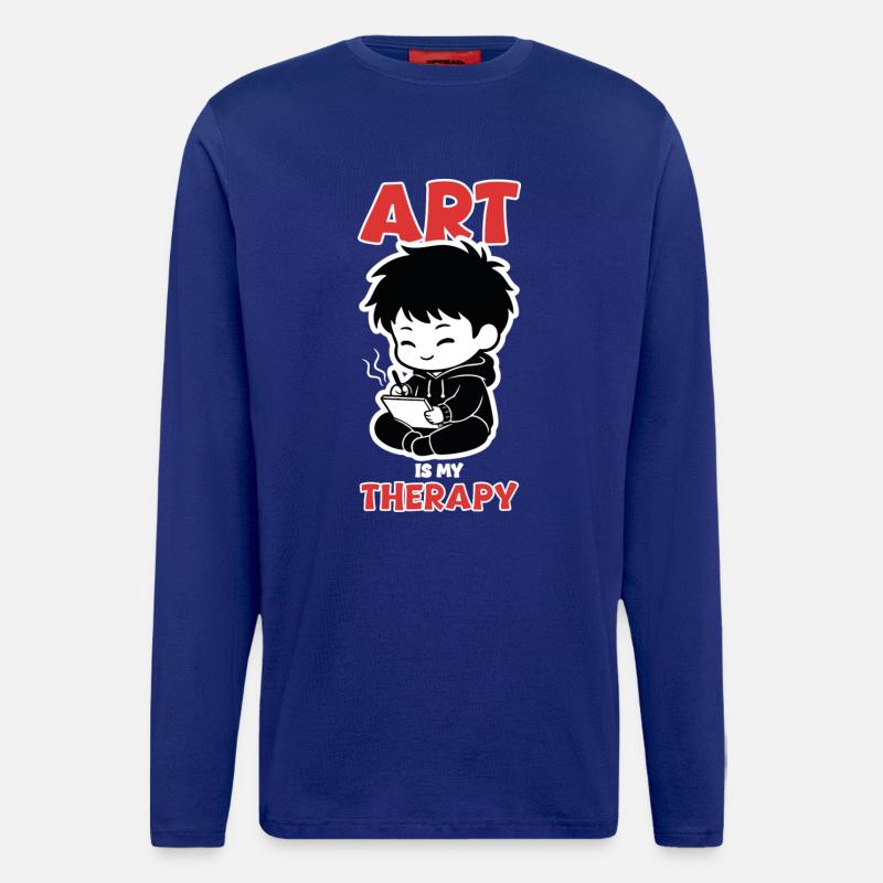 Professional Cloud Tester Manga Zen - Longsleeve - made by SPREAD - Iconic Blue