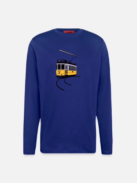 Electrico de Lisboa - Langarmshirt - made by SPREAD - Iconic Blue