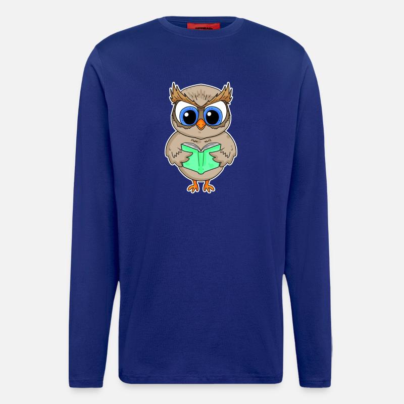 Lesen Buch Bücher Leser Geschenk - Langarmshirt - made by SPREAD  - Iconic Blue