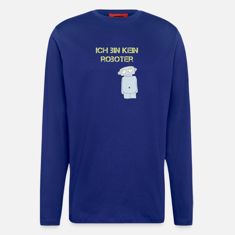 ich bin kein roboter - Langarmshirt - made by SPREAD  - Iconic Blue