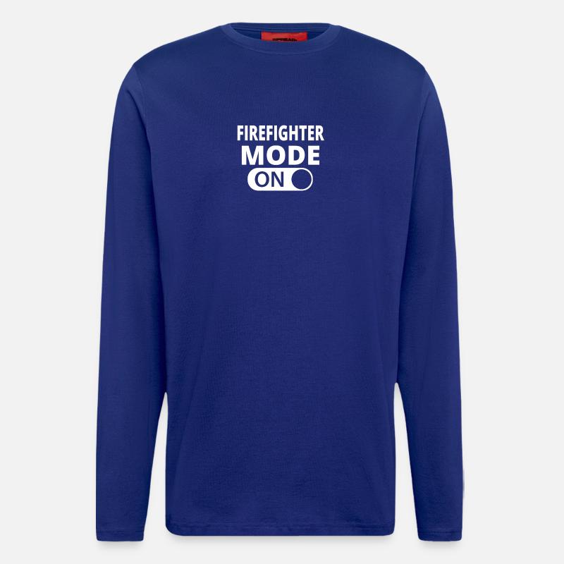 MODE ON FIREFIGHTER - Langarmshirt - made by SPREAD  - Iconic Blue