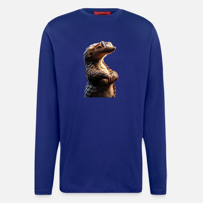 Pangolin Pangolin Pine Cone Pangolins - Longsleeve - made by SPREAD  - Iconic Blue