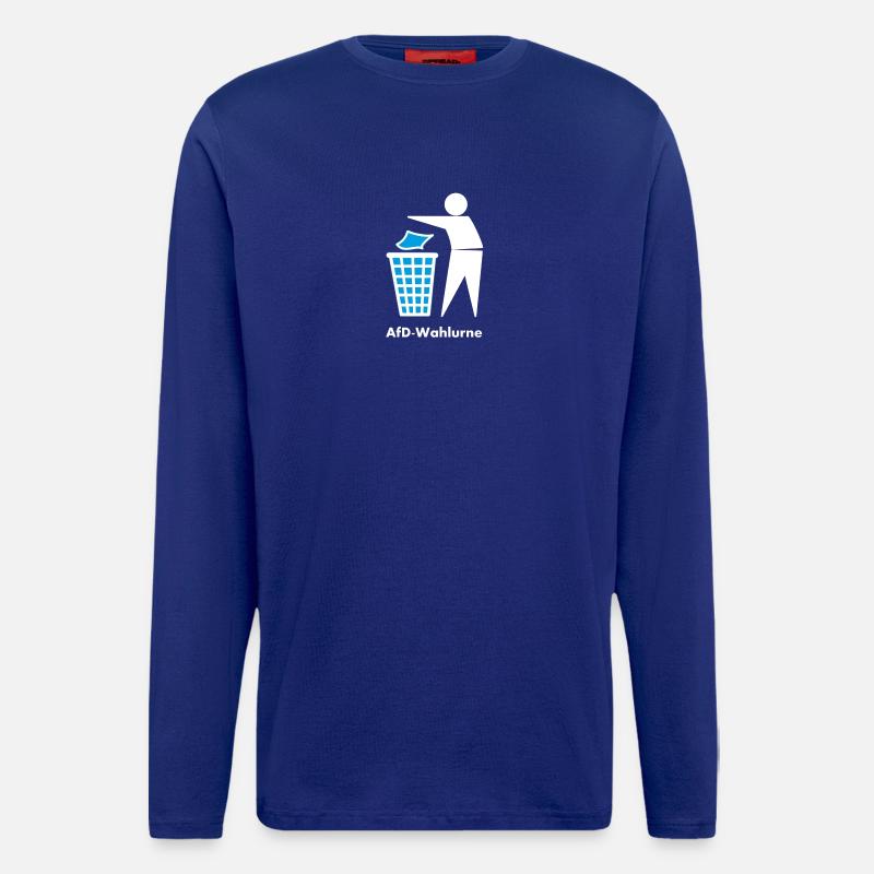 Afd Wahlurne - Langarmshirt - made by SPREAD  - Iconic Blue