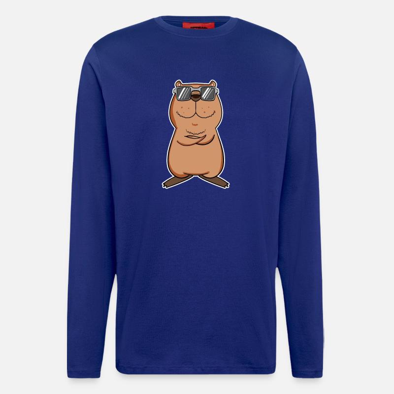 Capybara - Longsleeve - made by SPREAD  - Iconic Blue