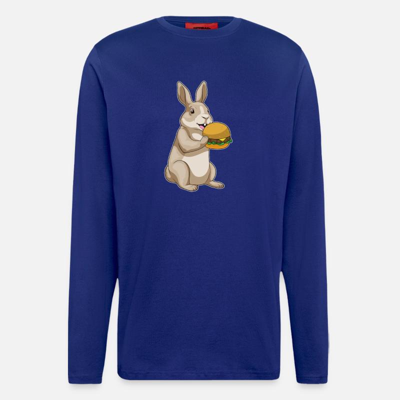 Bunny Cheeseburger - Longsleeve - made by SPREAD  - Iconic Blue
