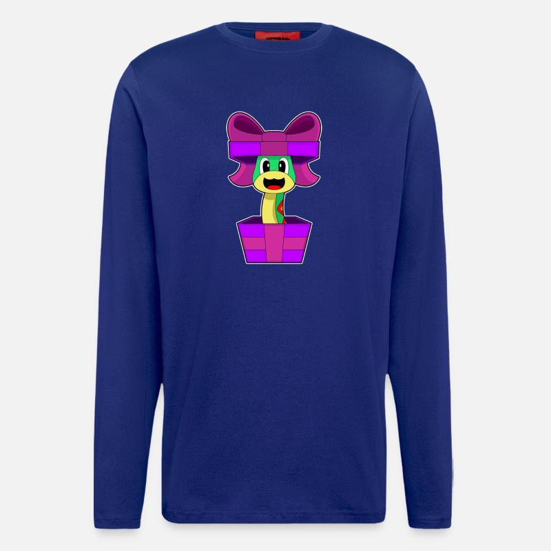 Snake Christmas Package - Longsleeve - made by SPREAD - Iconic Blue