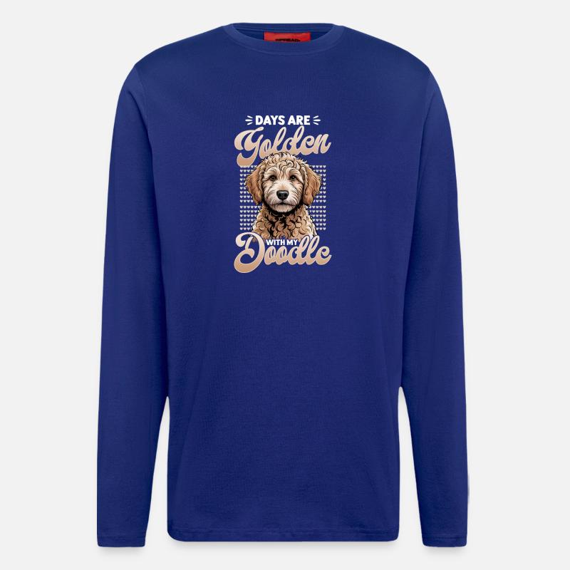 Goldendoodle Dog Breed - Langarmshirt - made by SPREAD  - Iconic Blue