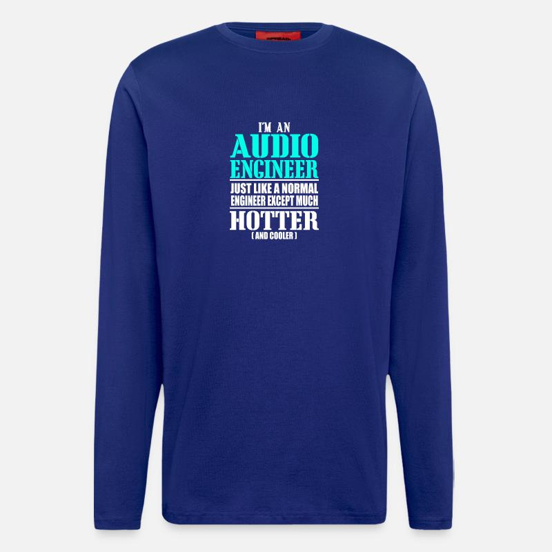 AUDIO ENGINEER - Langarmshirt - made by SPREAD  - Iconic Blue