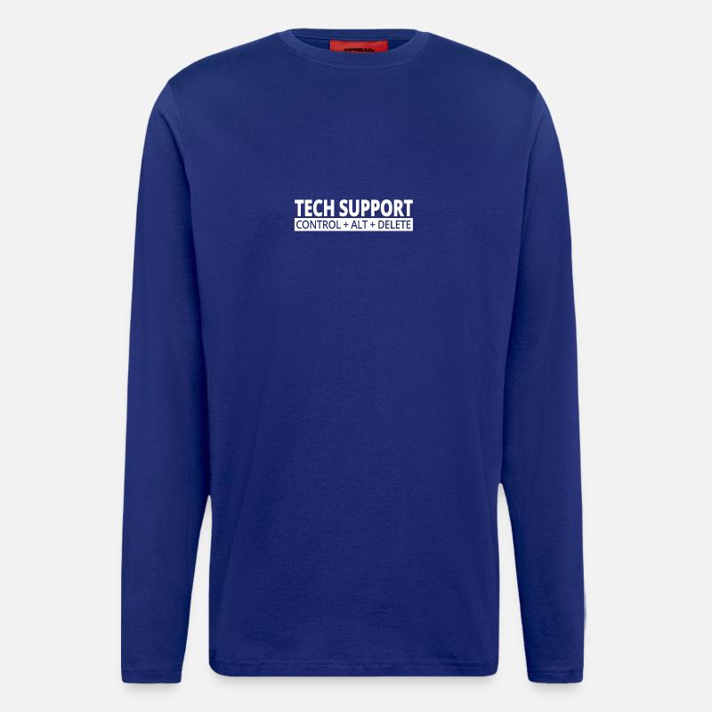 Tech support - Longsleeve - made by SPREAD  - Iconic Blue