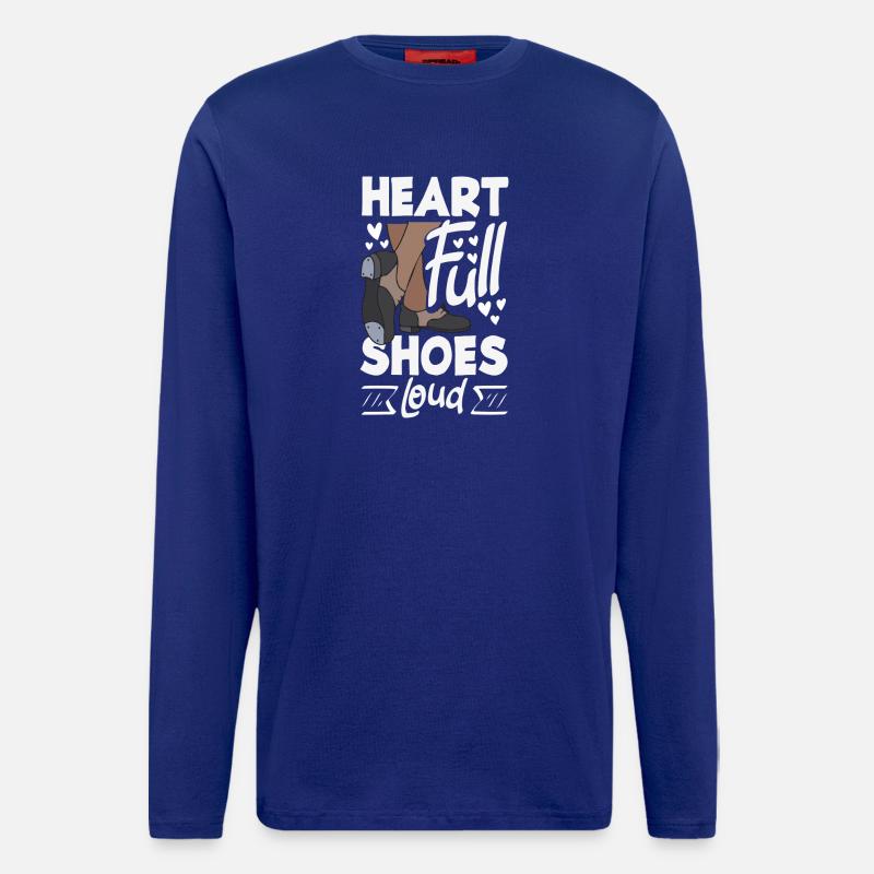Stepptänzer, Steppschuhe, Tap Dance - Langarmshirt - made by SPREAD - Iconic Blue