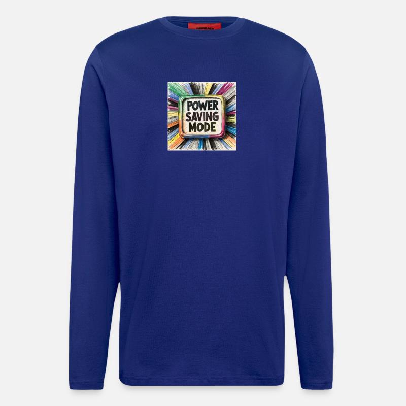 Power Saving Mode - Langarmshirt - made by SPREAD  - Iconic Blue