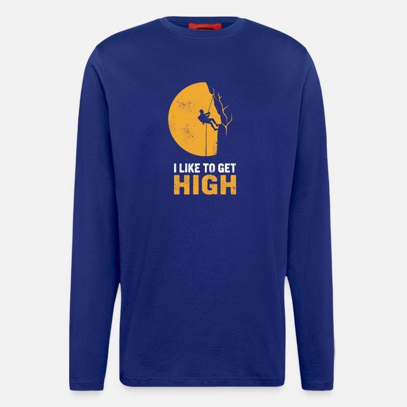 Lunar Rope Climber - Langarmshirt - made by SPREAD - Iconic Blue